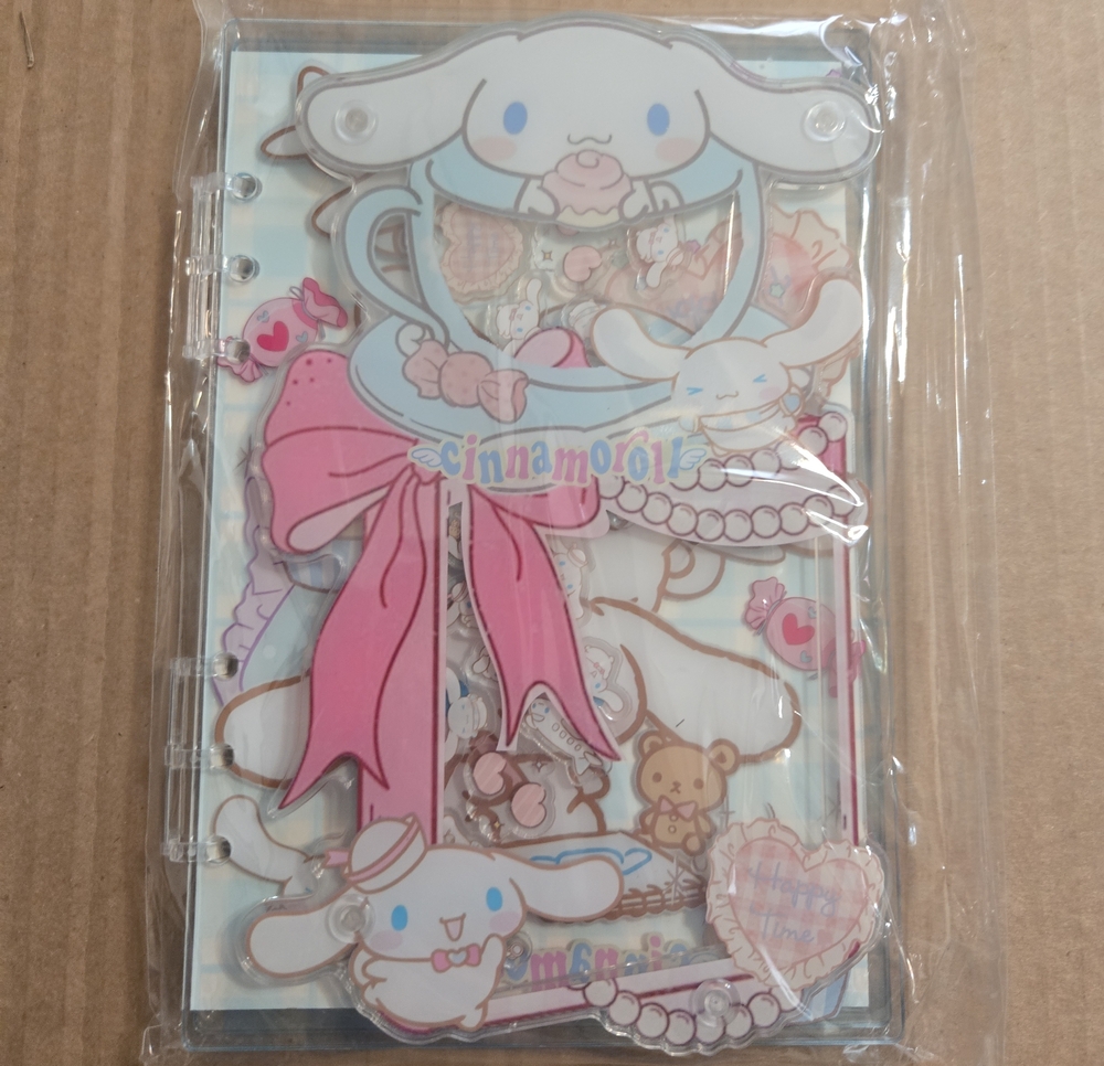 Cinnamoroll Acrylic Shaker Notebook
